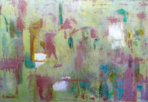 abstrakt gelb tuerkis