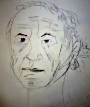 bernd portraet skizze