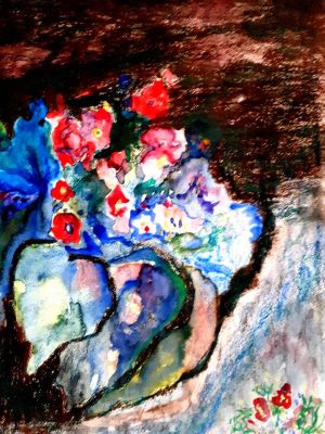 kunst stillleben veilchen