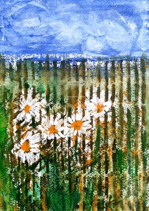 stillleben margariten